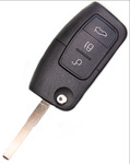 Image for GTL Aftermarket Focus, C-Max, S-Max Flip Remote with OEM ID63 Transponder (2006-)